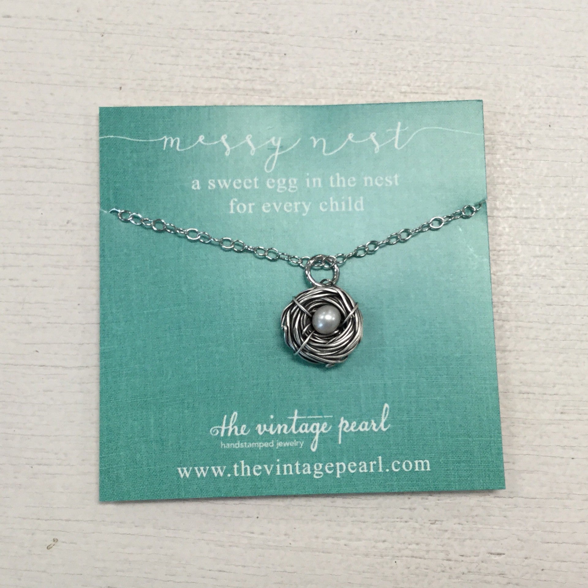 Messy nest necklace sale